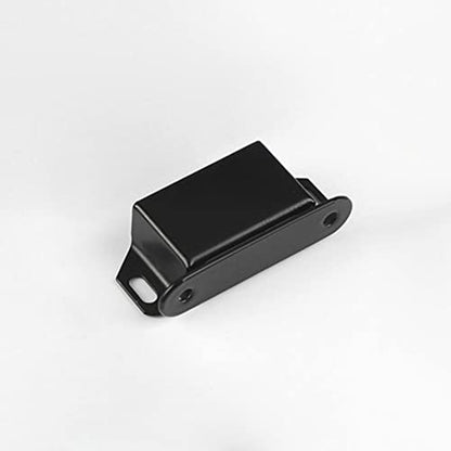 20 lbs Magnetic Door Catch, Heavy Duty Latch for Cabinets Shutter Closet Furniture Door, Stainless Steel Cabinet Catch, Black (2 Pack) - color: 2PC-Black