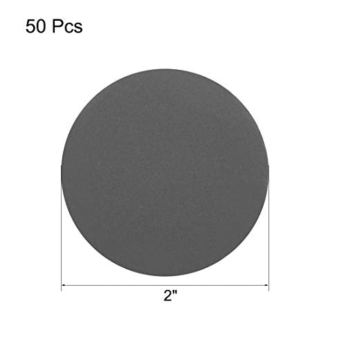 uxcell 2-Inch Hook and Loop Sanding Disc Wet/Dry Silicon Carbide 1200 Grit 50 Pcs - size: 1200 Grit
