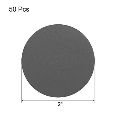 uxcell 2-Inch Hook and Loop Sanding Disc Wet/Dry Silicon Carbide 1200 Grit 50 Pcs - size: 1200 Grit