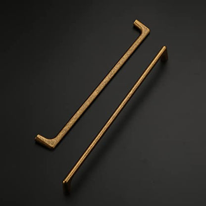 Amerdeco 10 Pack Antique Brass Cabinet Pulls 10" - color: Antique Brass, size: 12.5" hole center