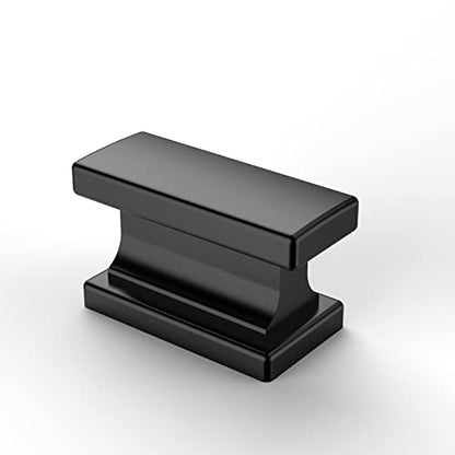 Asidrama 6 Pack Matte Black Kitchen Cabinet Knobs Drawer Cabinet Hardware Zinc Knobs for Dresser Drawers - color: Matte Black, style: 6 Pack