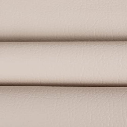 Marine Vinyl Upholstery Faux Leather Fabric, 2 Yards Beige - color: Beige, size: 2 Yards 55" x 72" (Pre-cut)
