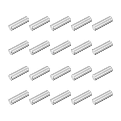 uxcell 60Pcs M2.5 x 8mm 304 Stainless Steel Dowel Pin, Cylindrical Shelf Support Peg Pin Parallel Pin Fastener for Mechanical Manufacturing, Industry, Furniture Installation, Silver - size: M2.5x8mm