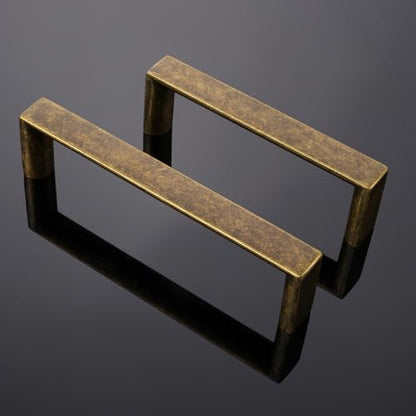 Antique Brass Kitchen Cabinet Pulls 6-1/4 Inch 10 Pack - color: Antique Brass, size: 6-1/4'' Hole Center(160mm)