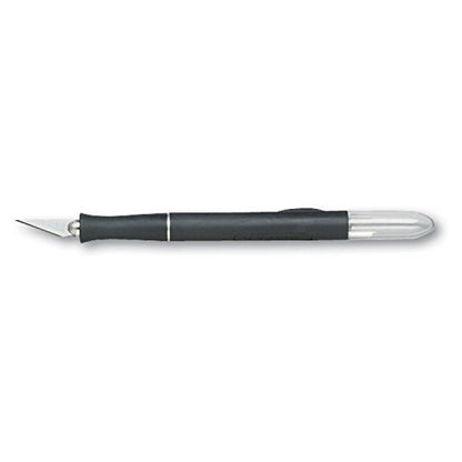 X-Acto X2000 No-Roll Rubber Barrel Knife with #11 Replaceable Blade and Safety Cap (X3724)