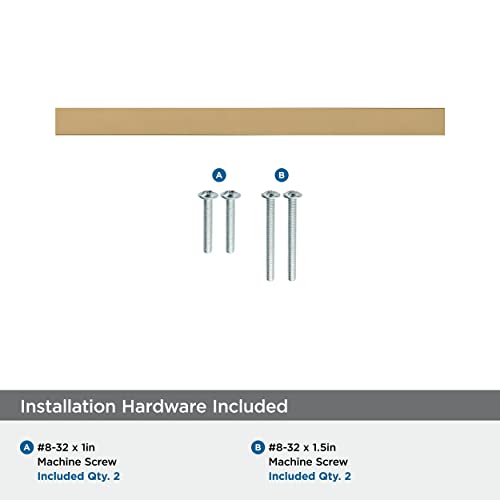 Amerock | Cabinet Pull | Champagne Bronze | 5-1/16 inch (128 mm) Center-to-Center | Monument | 2 Pack | Drawer Pull | Cabinet Handle | Cabinet Hardware - color: Champagne Bronze, size: 5-1/16 inch (128mm) Center-to-Center (Pack of 2)