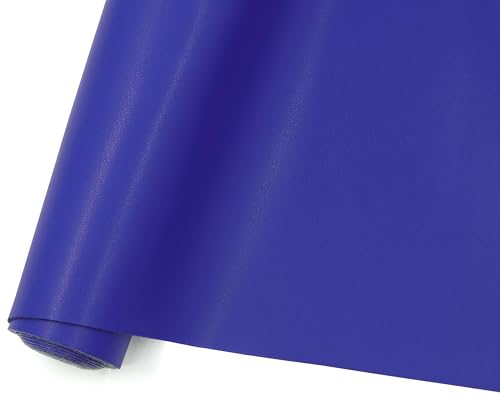 TGXRZX Faux Leather,Leather Fabric,Synthetic Leather Sheet, Blue, 1/3 Yard - color: Blue, size: 1/3 Yard