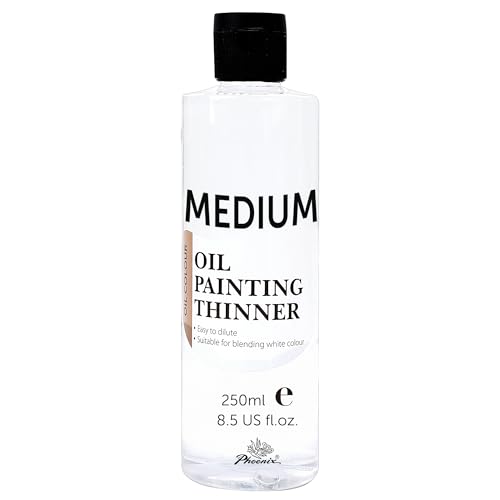 PHOENIX Oil Paint Thinner - 8.5 Fl Oz. / 250ml Bottle Oil Brush Cleaner - style: Paint Thinner 8.5 Fl Oz.
