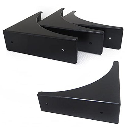 Corner Guard,glrovazas 4 Pcs Decorative Desk Box Corner Protector Desk Case Edge Cover Safety Guard Furniture Corner Bumpers Thickened Hardware for Jewrlry Box Cabinet（Black）