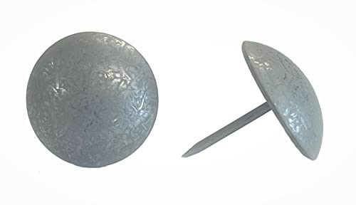 Premium Upholstery Tacks, 3/4-inch Diameter Nailhead Pins, Large Decorative Trim for Furniture (40, Antique Pewter) - color: Antique Pewter