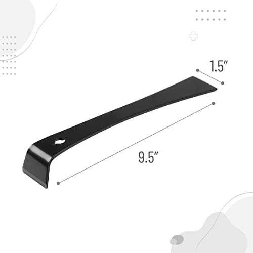 Bates- Pry Bar Scraper, 9.5-Inch, Carbon Steel, Pry Tool, Scrape and Pry Bar, Metal Pry Tool, Flat Pry Bar, Beekeeping Equipment Bee (Pack of 2) - size: 9.5" (Pack of 2)