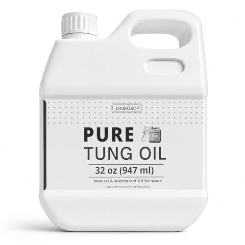 32 oz 100% Pure Tung Oil for Wood, Safe Food Grade Tung Oil for Wood Finish, Natural Waterproof Sealer for Cutting Boards, Butcher Blocks, Countertops, Furniture and Outdoor Projects - size: 32 Fl Oz(Pack of 1)