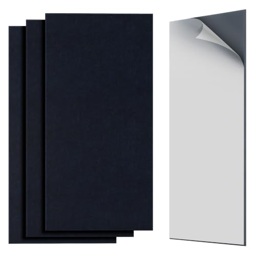 Acoustic Wall Panels,Peel and Stick,47.2"x23.6",4 Pack,Navy Blue - color: Navy Blue, size: 4 Pack