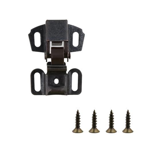 Bitray 10Pcs Roller Catch Latch Cabinet Door Closet Bronze for Cabinets