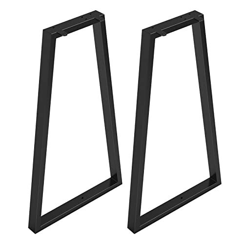 Metal Table Legs 28 Inch, Trapezoid Desk Legs, Bench, End/Side/Dining Table