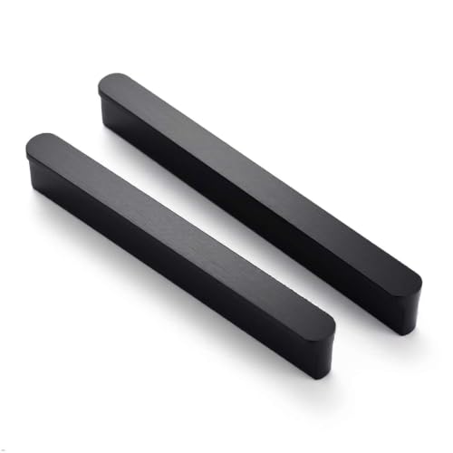 5 Pack Black Cabinet Pulls - Kitchen Hardware Handles for Dresser Drawers -T Shape Cabinet Hardware (8.35 inch,Black) - color: Black, size: 8.35 inch