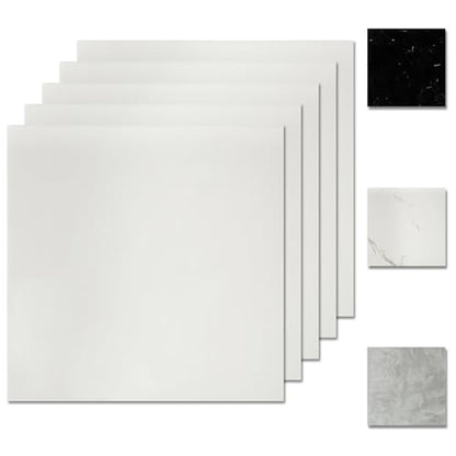 10 Sheets Peel and Stick Backsplash, 11.8"x11.8" Stick on Backsplash Tile Stickers Self Adhesive Backsplash Tile for Kitchen Bathroom Laundry Room - color: White, size: 10 Pack