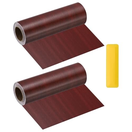 HARFINGTON Wood Grain Repair Tape 6" x16ft Self-Adhesive Repair Patch - color: Walnut, size: 6" x 16ft