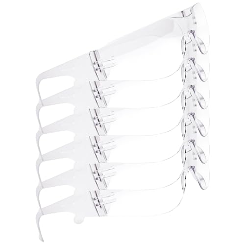 Quest Anti-Fog Safety Glasses, ANSI Z87.1, Clear, Pack of 6 - color: Clear, size: Pack of 6