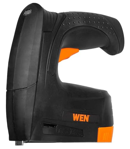 WEN 4V Max Cordless 2-in-1 5/8-Inch Brad Nailer and T50 Crown Stapler with USB Charger (49180)
