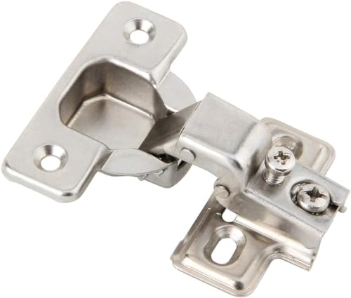Silverline Face Frame Concealed Euro 105Deg Regular Closing Compact Cabinet Hinges, 50 Pack - size: 50 Pack