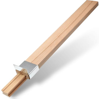 Luomorgo Wooden Drawer Slides, 16 Inch, Bottom Mount, 1 Pack