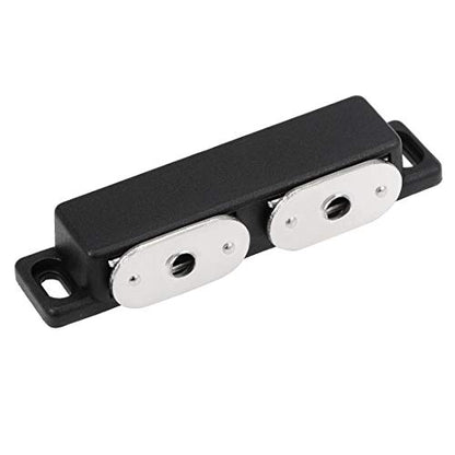 uxcell Double Magnetic Latches Catch for Cabinet Door Cupboard 3" Long Black - color: Black