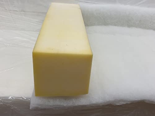 Galaxy Supply Inc. Upholstery Grade Bonded Dacron Polyester Batting, 1/2'' x30''x 1 Yard. Please Note: 1/2'' Thickness Before The Vacuum Handing, White, P8S-1YD