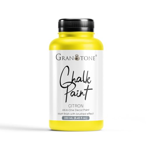 GRANOTONE Chalk Paint Citron Yellow 8.5 fl oz 250 ml - color: CITRON, size: 8.5 Fl Oz