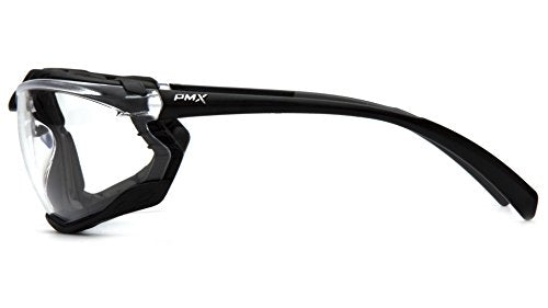 Pyramex Proximity Safety Glasses Eye Protection, Amber H2X Anti-Fog - color: Clear H2x Anti-fog