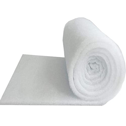 Mybecca 24 Inch Wide (2 Yard) Quilt Batting Multipurpose Dacron Fiber Polyester Wadding Fabric Loft Upholstery Grade Padding 72" x 24" (2' x 6') - size: 24 inches x 2 yards
