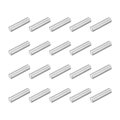 uxcell 60Pcs M2.5 x 10mm 304 Stainless Steel Dowel Pin, Cylindrical Shelf Support Peg Pin Parallel Pin Fastener for Mechanical Manufacturing, Industry, Furniture Installation, Silver - size: M2.5x10mm