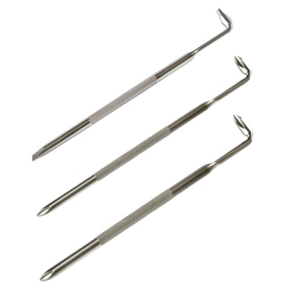 3PC 90 Degree L-Type Double End Screwdriver(PH1-PH1), (PH2-PH2), (SL6-SL6)