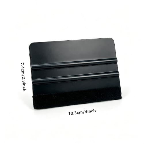 Vinyl Wrap Install Kit with Plastic Squeegee, 9mm Snap off Knife Blades, Micro Squeegee, for Window tint, PPF, Decal - color: Kit a