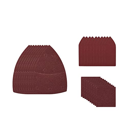 SKIL 30-Piece Mixed 60/80/120/240 Grits Detailed Sand Paper Kit for SKIL Sanders SR232301 & SR6607B-10 - CDA9005 - style: 15-Piece Mixed Sanding Paper