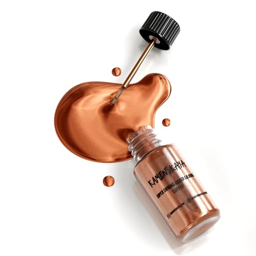 KAMENSKAYA Copper Leaf Paint, Liquid Gilding Paint, 0.68 fl oz - color: Copper, size: 0.68 Fl Oz (Pack of 1)