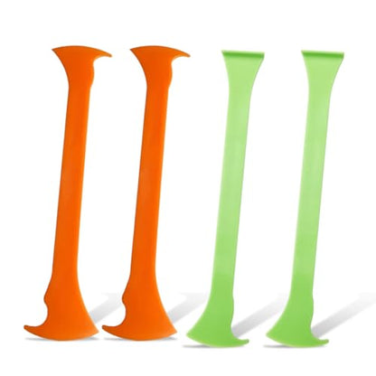 4PCS Car Vinyl Wrap Scraper Tool, Double & Single Axe - size: Double&Single