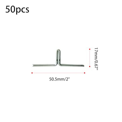 50PCS Lawn Chair Webbing Clips, Metal Spring Alloy Clips for Lounge Chair Patio Furniture Frame Repair Replacement Sofa Upholstery Fixing - size: 50pcs