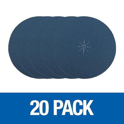 Mercer Industries 409100 Zirconia Cloth Floor Sanding Edger Discs, 7" x 5/16" Hole, Grit 100X (25 pack) - color: Zirconia, size: 7" x 5/16" Hole, style: 100X (25 pack)