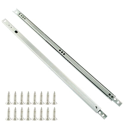 15.7 Inch Drawer Slides, 2pcs, Metal Ball Bearing - size: 15.7"