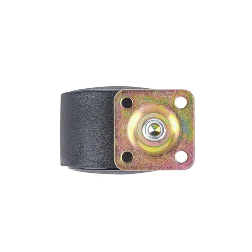 Shepherd Hardware 9417 2-Inch Office Chair Caster, Twin Wheel, 1-1/2-Inch Sq. Plate, 75lb Load Capacity, 2-Pack,Black - style: 2" wheel, 1-1/2" Sq. plate