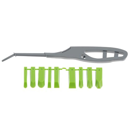 QWORK Caulking Tool Kit, Silicone Finishing Tools with 9 Interchangeable Pads for Tight Areas