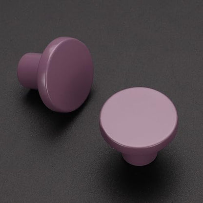 Ravinte Cabinet Knobs, 10 Pack Purple Dresser Drawer Pulls, 1-1/5 Inch - color: Purple