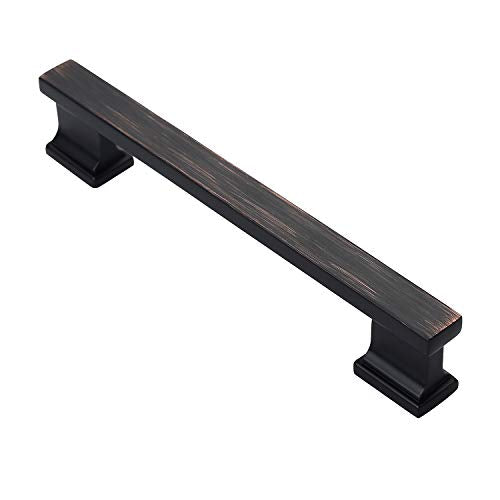 Alzassbg 5" Oil Rubbed Bronze Cabinet Pulls and Handles 10 Pack, AL3061ORB - color: Oil Rubbed Bronze, size: 5" Hole Center