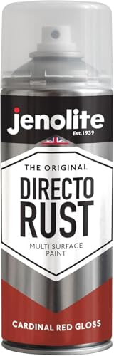 JENOLITE Directorust Gloss Finish Aerosol, Cardinal Red 1x13.5oz - color: Cardinal Red