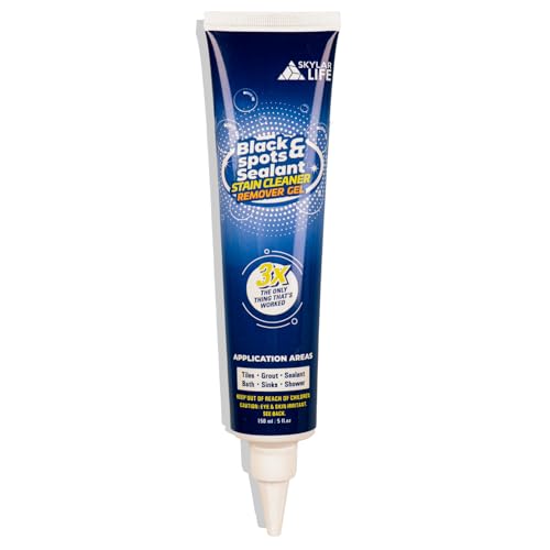 SKYLAR LIFE Grout Silicone Caulk Whitener, Black Stain Problem Solver, Best for Home Sink,Kitchen,Showers,Bathroom and Floor Tile (1-Pack) - size: 5 Fl Oz (Pack of 1)