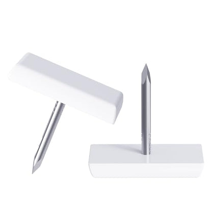25 Pcs Furniture Glide Nails, 19x10x3.5mm, Square, Nylon - size: 19×10mm