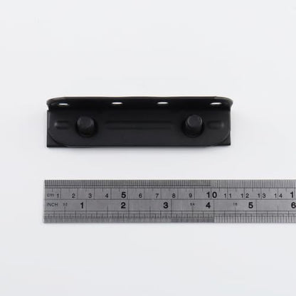 4 Pack Black Bed Rail Brackets, 4-1/3" x 1"
