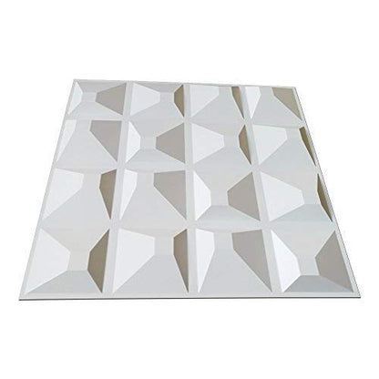 Art3d Decorative 3D Panels Textured Wall Design Board Pack of 12 Tiles 32 Sq Ft