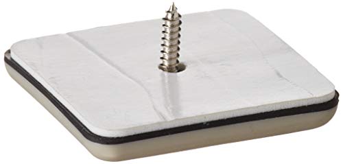 Shepherd SlideGlide 2-1/8" Square Adhesive Furniture Sliders for Carpet, Heavy-Duty Protective Furniture Moving Pads with Self-Adhesive or Screw-On Application, Set of 4, Beige - style: 2-1/8 Inch, 4-Pack